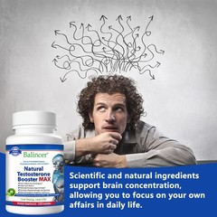 Testosteron Booster for Men, Male Enhancement Pills, Energy, Libido 120 Capsules