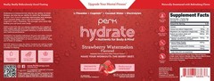 Perk Hydrate Electrolyte Stickpacks Strawberry Watermelon Flavored (20 Packets)