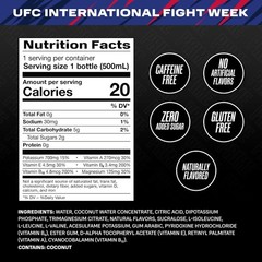 PRIME Hydration Sports Drink – UFC Edition, 16.9oz – Berry Freeze (24 Bottles)