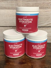 3X Nature’s Truth Electrolyte Hydration B Vitamins Powder Lemon Pink Women 10/26