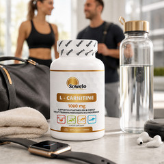 L-Carnitine 1000mg Tablets – Fat Burner, Anticatabolic & Antioxidant – Sowelo