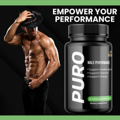 PURO- Bodybuilding & Weight Support- 3 Bottles- 270 Capsules