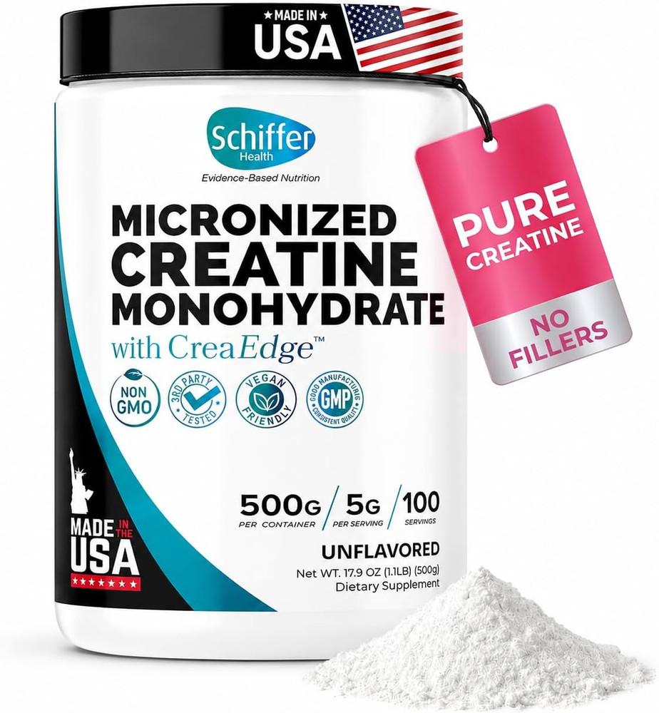 Creatine Monohydrate Powder 500G – Supports Muscle Growth, Strength & Cognitive