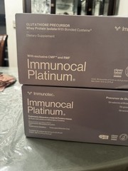 IMMUNOCAL PLATINUM 2 Boxes (60 pouches) EXP 2028