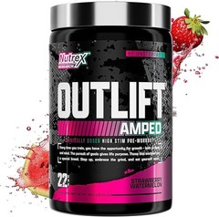 Nutrex Outlift Amped Max High Stim Pre Workout Powder 22 Servings Various Flavor