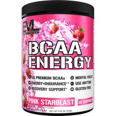 EVL Evlution Nutrition BCAA Energy Amino Acid Pre-Workout Powder – All FLAVORS