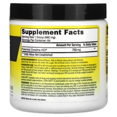 2 X Con-Cret, Patented Creatine HCl, Lemon-Lime, 62.4 g (2.2 oz)
