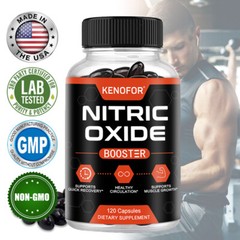 Nitric Oxide Booster L-Arginin, L-Taurine 60/120 Caps Sexual Health Support