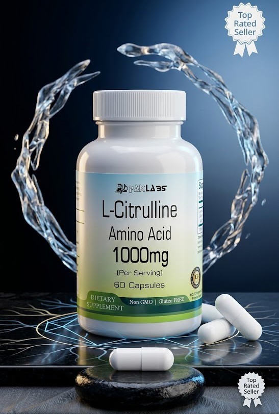L-Citrulline Amino Acid Capsules 1000mg Per Serving – Super Potency