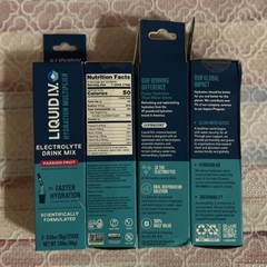 4 Hydration Multiplier Liquid I.V. Electrolyte Passion Fruit BB 04/26 3 – Sticks