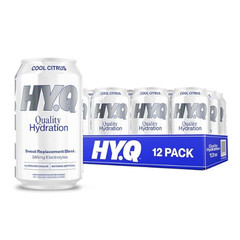 Hydration Drink, Cool Citrus, 12 Fl Oz (12-Pack) Canned Sports Drink, Quality In
