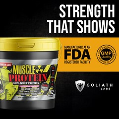 Whey Protein Muscle Powder with 25g Protein, 162 Servings, 12LB,