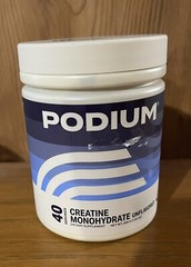 Podium Nutrition Creatine Powder UNFLAVORED 7.5oz/40 Servings Training Strength