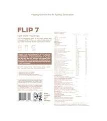 Flip My Life Flip 7 Natural SuperFood Plant-Based Protein Complete Meal Replacem
