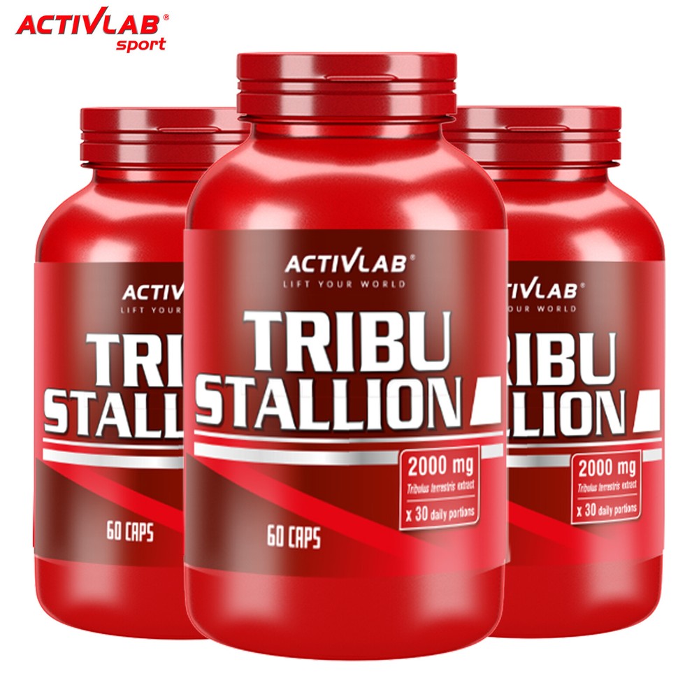 TRIBUSTALLION – Tribulus Terrestris Supplement – Herbal Testosterone Booster