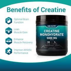 1.1 Lbs Fitness Creatine Monohydrate Powder Unflavored Supports Muscle Energy