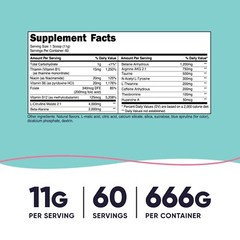 Nutricost Pre-Workout Powder for Women, Blue Raspberry, 60 Servings