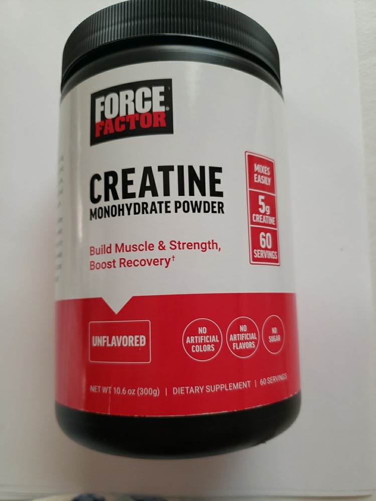 Creatine Monohydrate Powder, Unflavored, 10.6 oz (300 g) 60 Servings Exp 8/2026