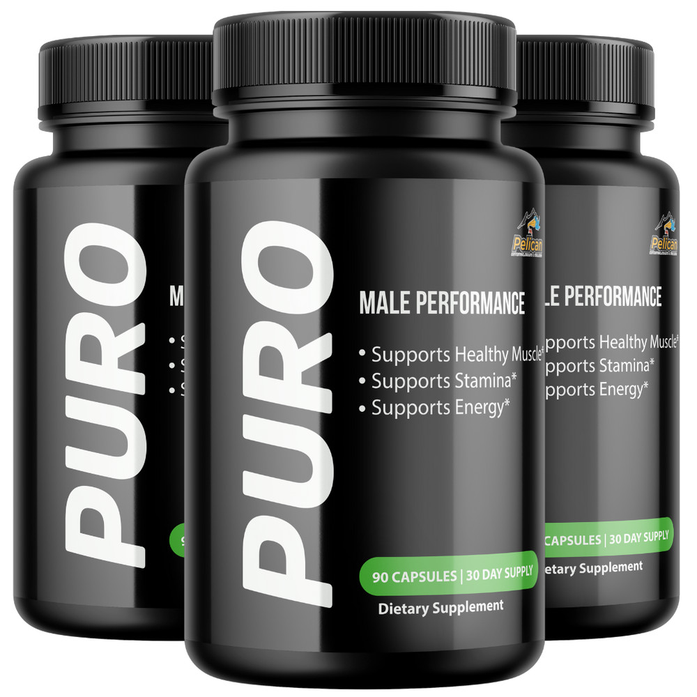 PURO- Bodybuilding & Weight Support- 3 Bottles- 270 Capsules