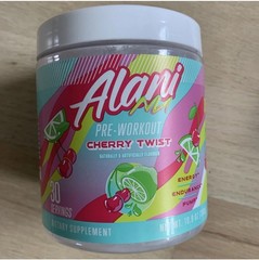 Alani Nu Pre Workout Cherry Twist 30 Servings (10.9 oz) Expires 01/2028