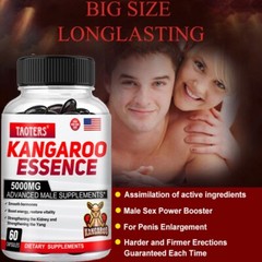 Testosteron Booster Kangaroo Meat, Maca 5000mg 60 Caps HIGHEST POTENCY
