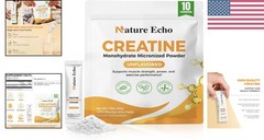 Micronized Creatine Powder – 10 Easy Mix Travel Packs for Muscle Growth