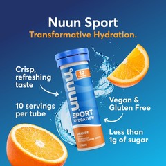 Nuun Sport Electrolyte Tablets Magnesium Calcium Potassium Gluten Mixed Flavors
