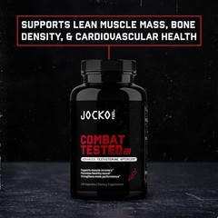 Jocko Fuel Test Booster for Men – Natural Endurance, 120 Count (Pack of 1)