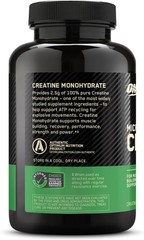 Optimum Nutrition Creatine, Micronized Creatine Monohydrate Capsules, Supports S