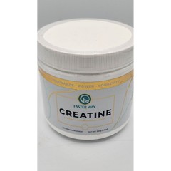 Faster Way Creatine Monohydrate Supplement 250g 8.8oz 50 Servings Vegan Non-GMO
