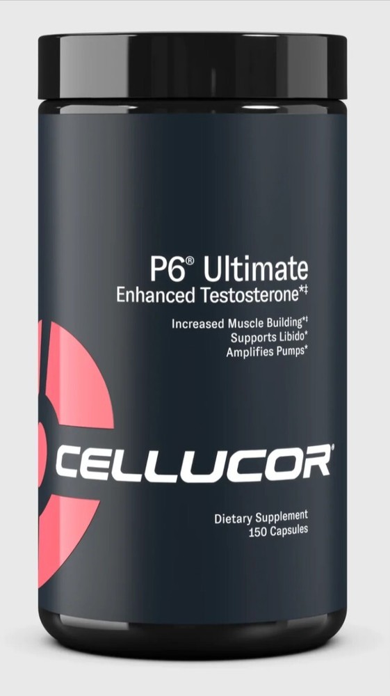 Cellucor P6 Ultimate Test Booster – 150 Capsules Exp 08/2024 NEW