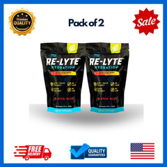Redmond Re-Lyte Electrolyte Drink Mix Strawberry Lemonade 2PK 30 Stick Packs