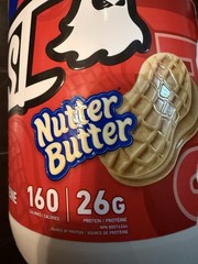 GHOST Whey Protein Powder Nutter Butter Flavor 26g, exp 10/27