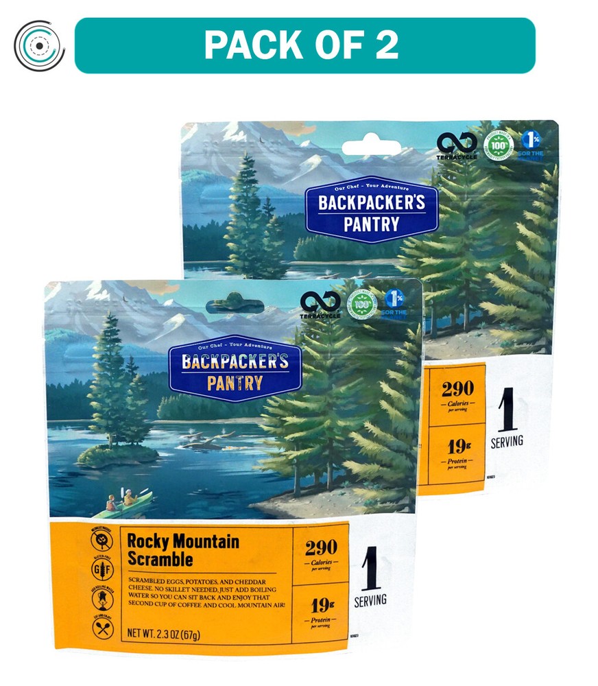 Pack of 2 Backpacker’s Pantry Rocky Mountain Scrambler 1 Serving