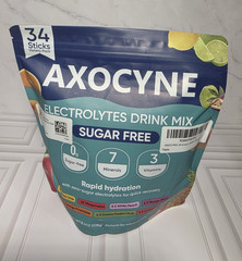 AXOCYNE Sugar-Free Electrolytes Drink Mix Powder Variety Pack 34 Sticks 8.4 oz