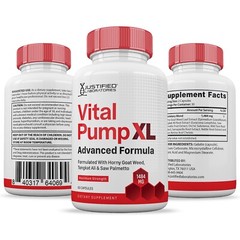 VItal Pump XL for Men Advanced Formula 1484MG Pills Vitamin Supplement