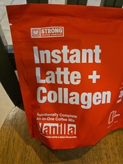 Strong Coffee Co. Vanilla Instant Latte | Organic Coffee with Collan