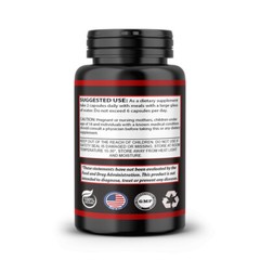 TURKESTERONE 1200mg AKA Ajuga Turkestanica Standardized to 10% 60 Caps Best