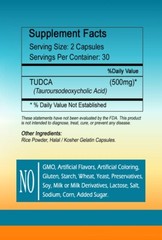TUDCA 500mg – Max Strength Liver Caps – Clean Formula | Ships USA Free