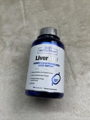 1MD LiverMD Liver Support Supplement Siliphos Milk Thistle Extract EXP 10/2026