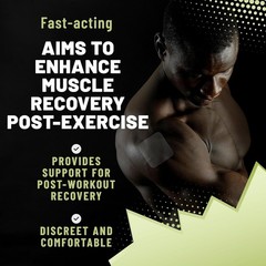 Post Workout Muscle Recovery Patches with Vitamin C – 36 Patches for Active Life