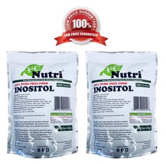 Inositol Powder (Vitamin B8) 100% Pure x 2 Bags Total 4.4lb (2000g)