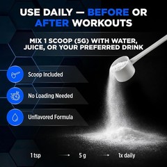 Creatine Monohydrate Powder, Micronized, Unflavored, 100 g