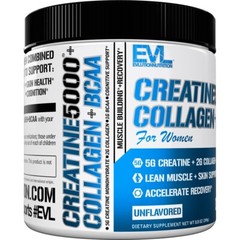 Evlution Nutrition Creatine 5000 + Collagen + BCAA – for Women – 30 Servings