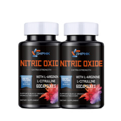Nitric Oxide & Circulation Booster | L-Arginine, L-Citrulline | Extra Strength
