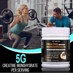 Micronized Creatine Monohydrate Powder 100/250g, 5g Servings,Unflavored Creatine