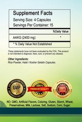 Alpha-Ketoglutarate(AAKG) Capsules – 2400mg per Serving