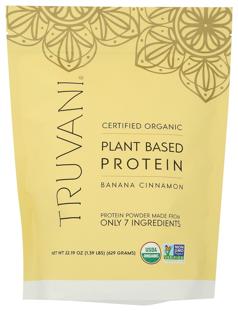 Truvani Plant Based Protein Powder Banana Cinnamon 22.19 Oz 1 Pack