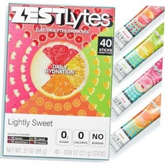 40 Sticks Low Sodium Sugar Free & 0 Calorie Electrolyte Hydration Mixed Flavor