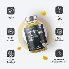 WeightWorld Creatine Gummies 5000mg 90 Count – Workout Performance Support